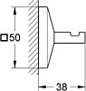 Крючок Grohe Allure Brilliant 40498000