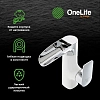 Смеситель для раковины OneLife P08-921W хром, белый