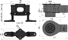 Сифон для душевых поддонов AlcaPlast APZ-S12 серый