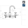 Смеситель для раковины Ramon Soler Rs Cross 6242 хром