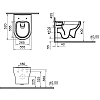 Унитаз подвесной Vitra Zentrum Round 7786B003-0075 белый