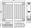 Радиатор стальной Kermi FKO 220404 тип 22