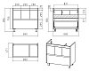 Тумба под раковину Misty Алиса 90 Э-Али01090-0112Я, белая