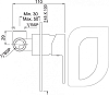 Смеситель термостатический для душа Jaquar Alive ALI-CHR-85227