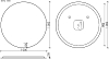 Зеркало Sancos Sfera 100x100 SF1000