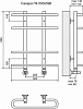 Полотенцесушитель водяной Terminus Сахара П4 500x596