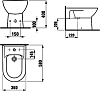 Напольное биде Laufen Pro 8.3295.1.000.304.1