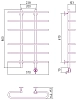 Полотенцесушитель электрический Стилье Формат 00514-8060 хром