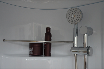 Душевая кабина 90х90 см Royal Bath NRW RB90NRW-C-CH стекло матовое с гидромассажем