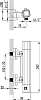 Смеситель для душа Ravak 10° Termo 300 TD 033.00/150 мм X070102