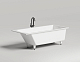 Ванна из искусственного камня Salini Cascata S-Sense 180x80 104513M, белый матовый
