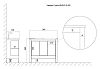 Тумба под раковину Azario Magnolia CS00068642 белый