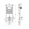 Инсталляция Koller Pool Alcora WC Alcora ST1200 ST1200 для унитаза