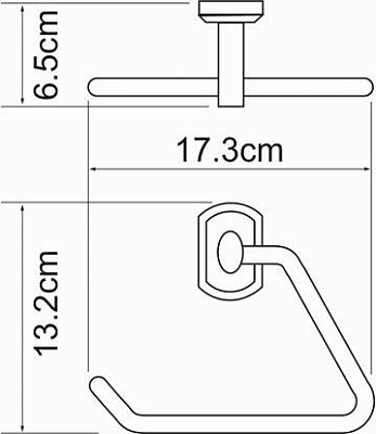 Полотенцедержатель Wasserkraft Oder K-3061