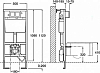 Комплект инсталляция Roca DUPLO WC 890090020 с подвесным унитазом Roca Meridian 346247000