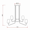 Подвесная люстра Rivoli Gera 4065-212 Б0047326