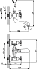Смеситель для ванны с душем Iddis Rise RISSB02i02, хром