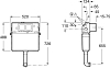 Смывной бачок скрытого монтажа Roca Basic tank 890090200