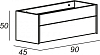 Тумба для комплекта Cezares Space 55028 frassino scuro