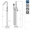 Смеситель для ванны с душем Ramon Soler Rs-Q 938503S хром