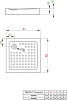 Душевой поддон Radaway Tinos C 90x90 см S4TIC9090-08, белый