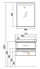 Тумба под раковину Акватон Америна 1A1376K0AMD10