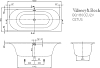 Акриловая ванна Villeroy & Boch Cetus 180х80 UBQ180CEU2V-96 star white