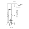 Душевая система WasserKRAFT серия A A199.118.103.010.CH Thermo хром