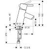 Смеситель для раковины Hansgrohe Talis 32031000 хром