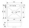 Кухонная мойка РМС MR-6050G золото