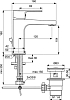 Комплект смесителей 3 в 1 Ideal Standard Esla BC264AA, хром