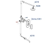 Душевая система WasserKRAFT серия A A13028 хром