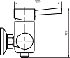 Смеситель для душа Dorff Logic D3020000SS