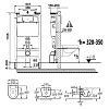 Инсталляция Roca Active с унитазом Roca Meridian Compact и крышкой с микролифтом, комплект (7.8931.0.411.0)