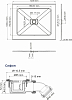 Поддон для душа Wasserkraft Elbe 74T10 100x120