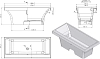 Ванна из искуственного камня Astra-Form Капри 1010034 белый