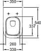 Крышка-сиденье Geberit Smyle 571530000, белый