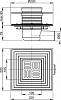 Душевой трап AlcaPlast APV1324