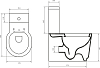 Унитаз-компакт BelBagno Sabrina BB122CP с бачком BB122T