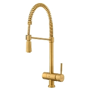 Смеситель для кухни Shouder Pull out Alster 290507 золото