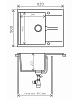 Кухонная мойка Polygran Gals Gals-620 № 307 терракот коричневый