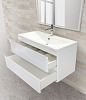 Тумба для комплекта BelBagno ALBANO-800-2C-SO-BL bianco lucido