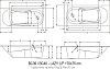 Акриловая ванна Riho Lazy 170x75 L B080001005 без гидромассажа