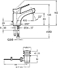 Набор для ванны Jacob Delafon Brive E75760-CP+E75766-CP+E99898RU-CP