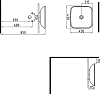 Раковина Bien Harmony HRLG04301FD0W3000 43 см