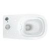 Унитаз-компакт Sanita Luxe Infinity Rimless WC.CC/Infinity/2-SlimDM.Rim/WHT.G/S1, безободковый, крышка микролифт, цвет белый