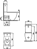 Унитаз-компакт Laufen Palomba 2480.6.000.000.1 с бачком 8.2880.3.000.291.1