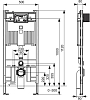 Инсталляция для унитаза Tece Рrofil 9300500