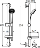 Комплект для ванной Ideal Standard Vito B1132AA