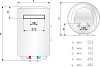 Водонагреватель Ariston ABS PRO R 50 V